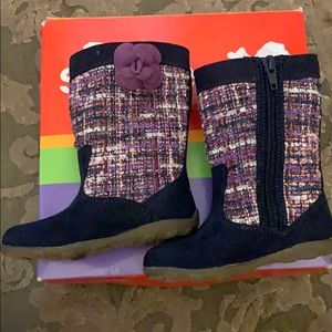 Stride rite “Mira Navy” girls boot